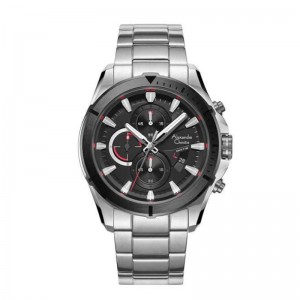 Alexandre Christie AC 6677 Silver Red Black Ring MCBTBBARE